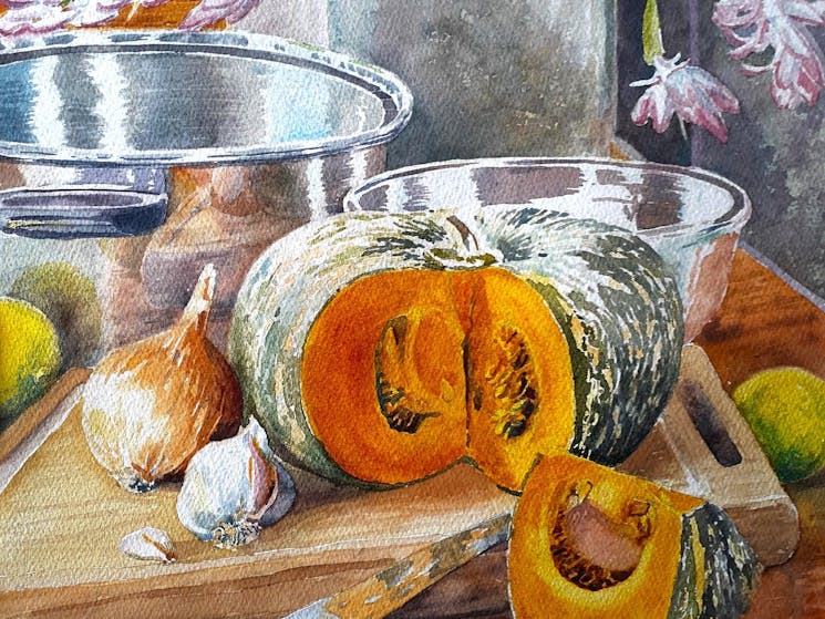 Anne Falkner, Potential Pumpkin Soup.