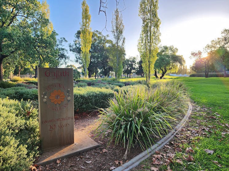 Burley Griffin Community Gardens Griffith Garden Festival 20 year commemoration
