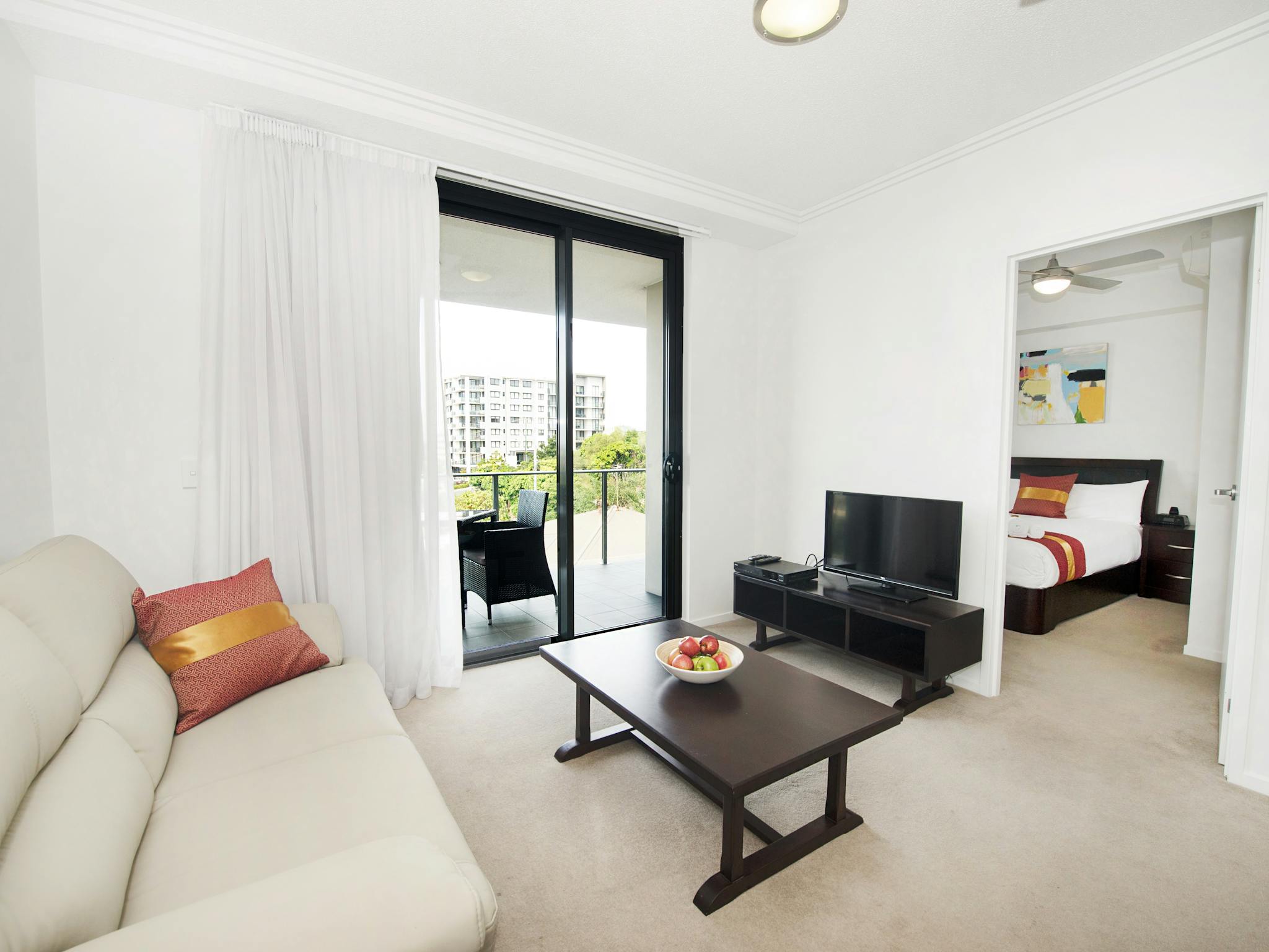Gladstone Two-Bedroom Family Apartment: Living Area Gladstone Two-Bedroom Family Apartment: Living Area