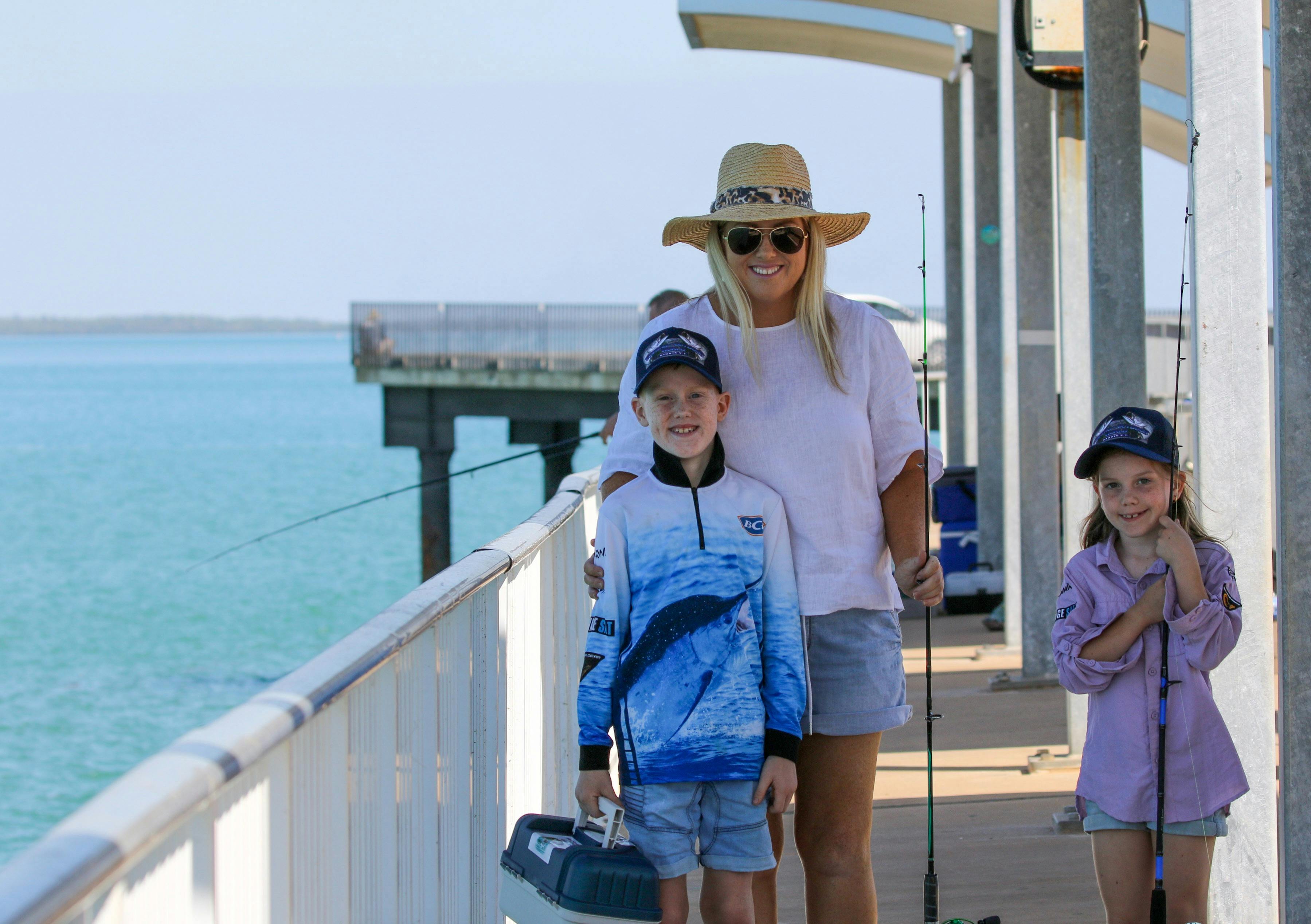 Artificial reef fishing at Stokes Hill Wharf