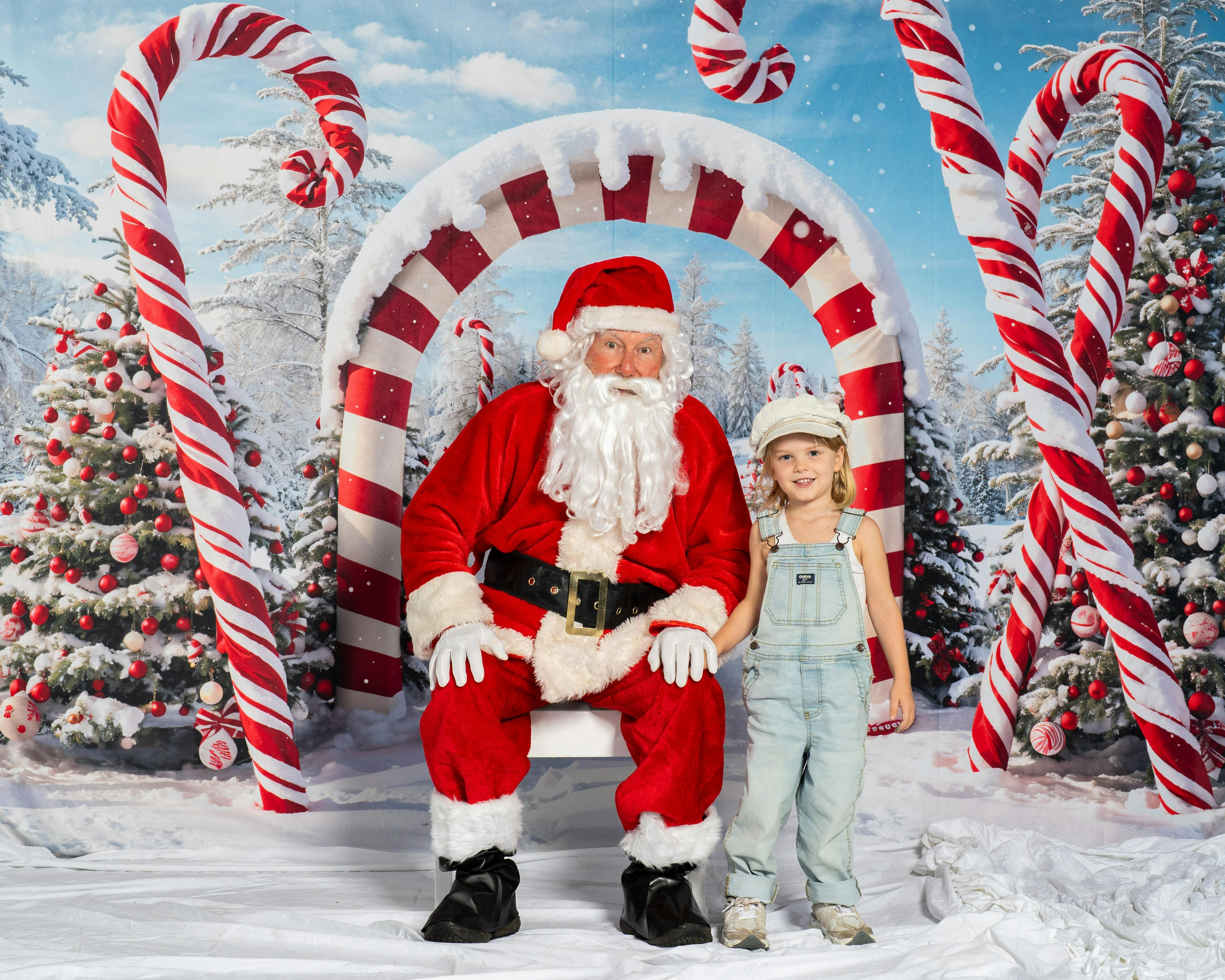 Santa's Candy Cane Wonderland Christmas Photos