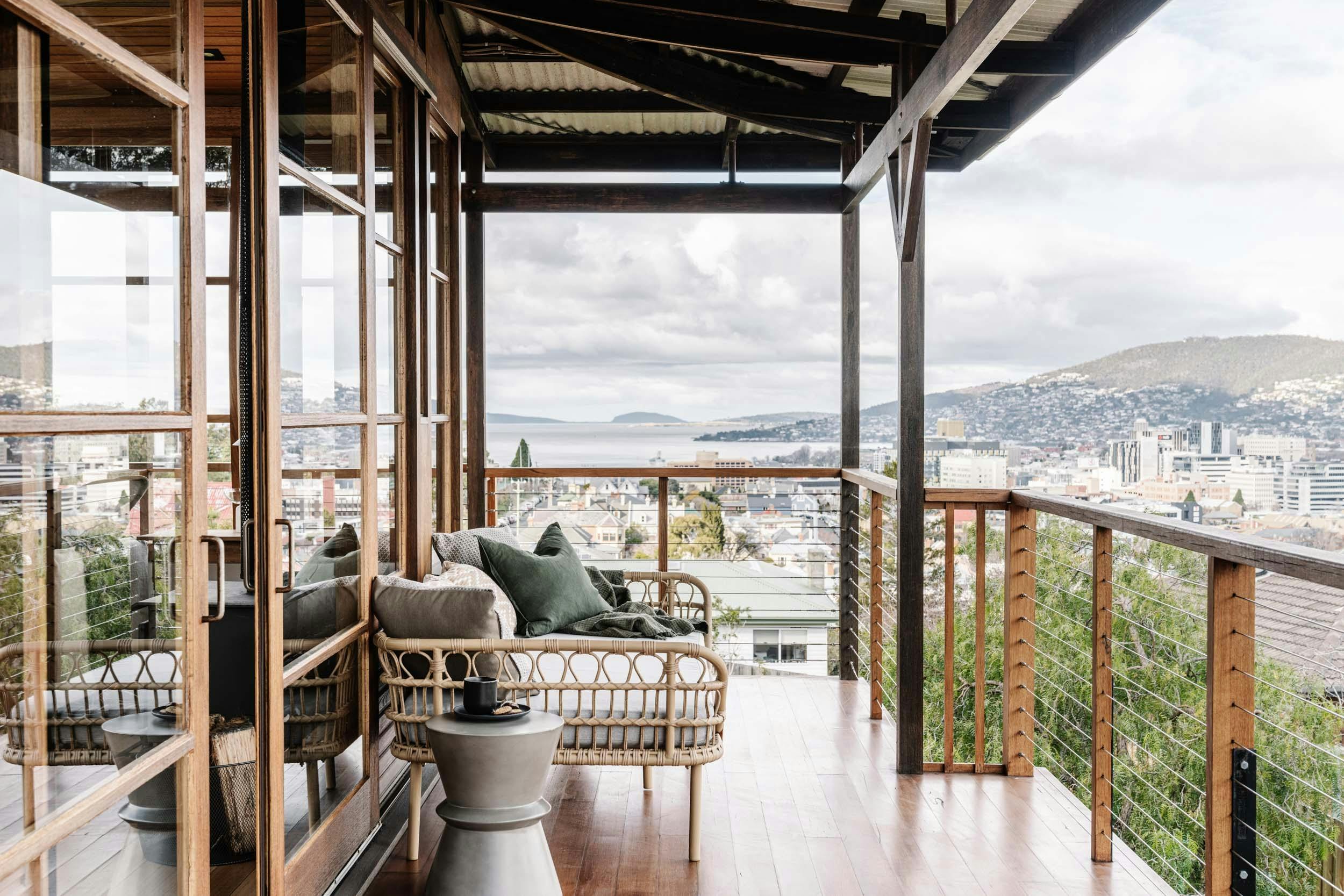 Wrap around verandah.