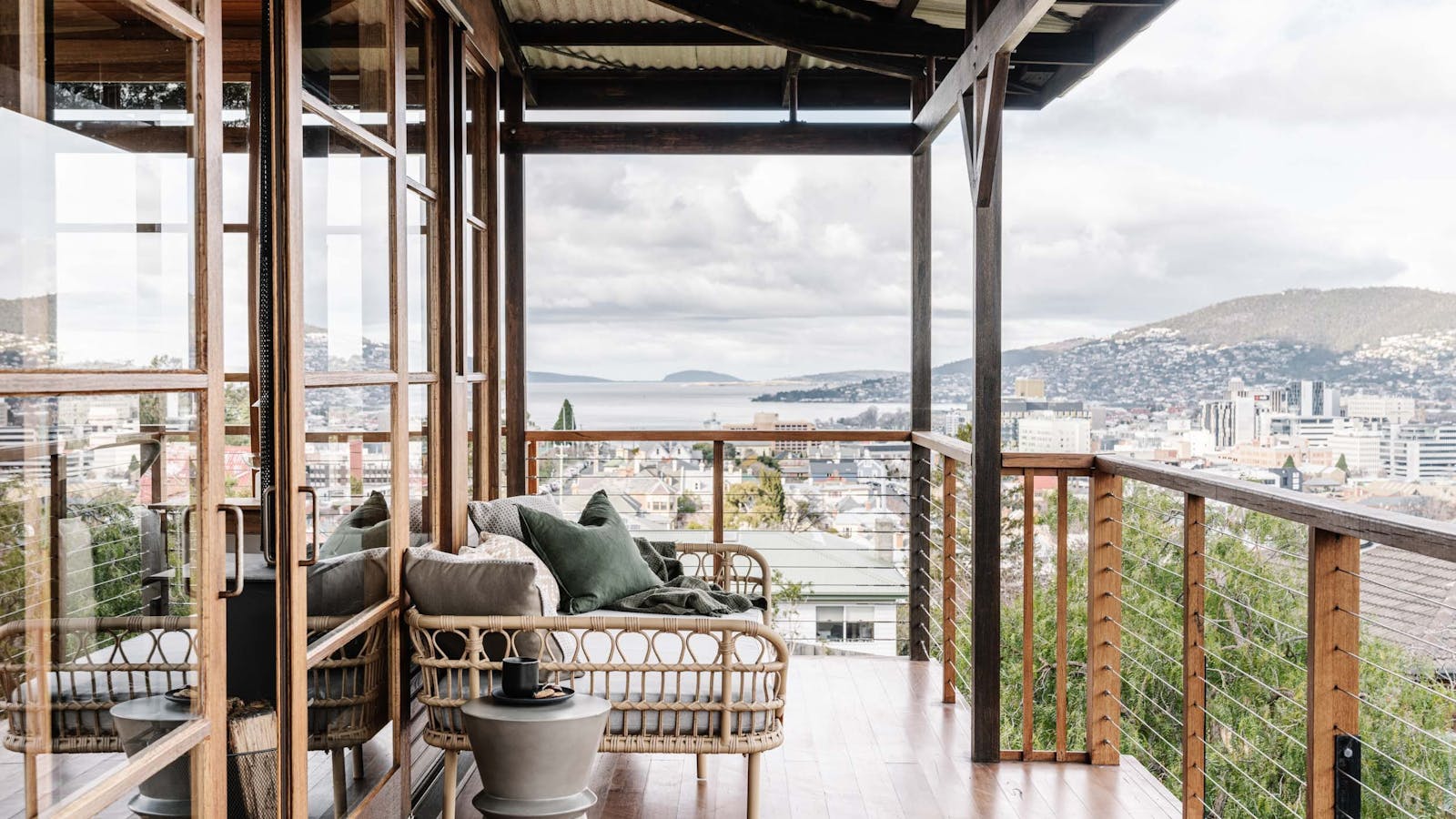 Wrap around verandah.