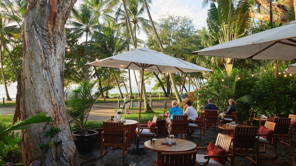 The Reef House Restaurant overlooking the Coral Sea