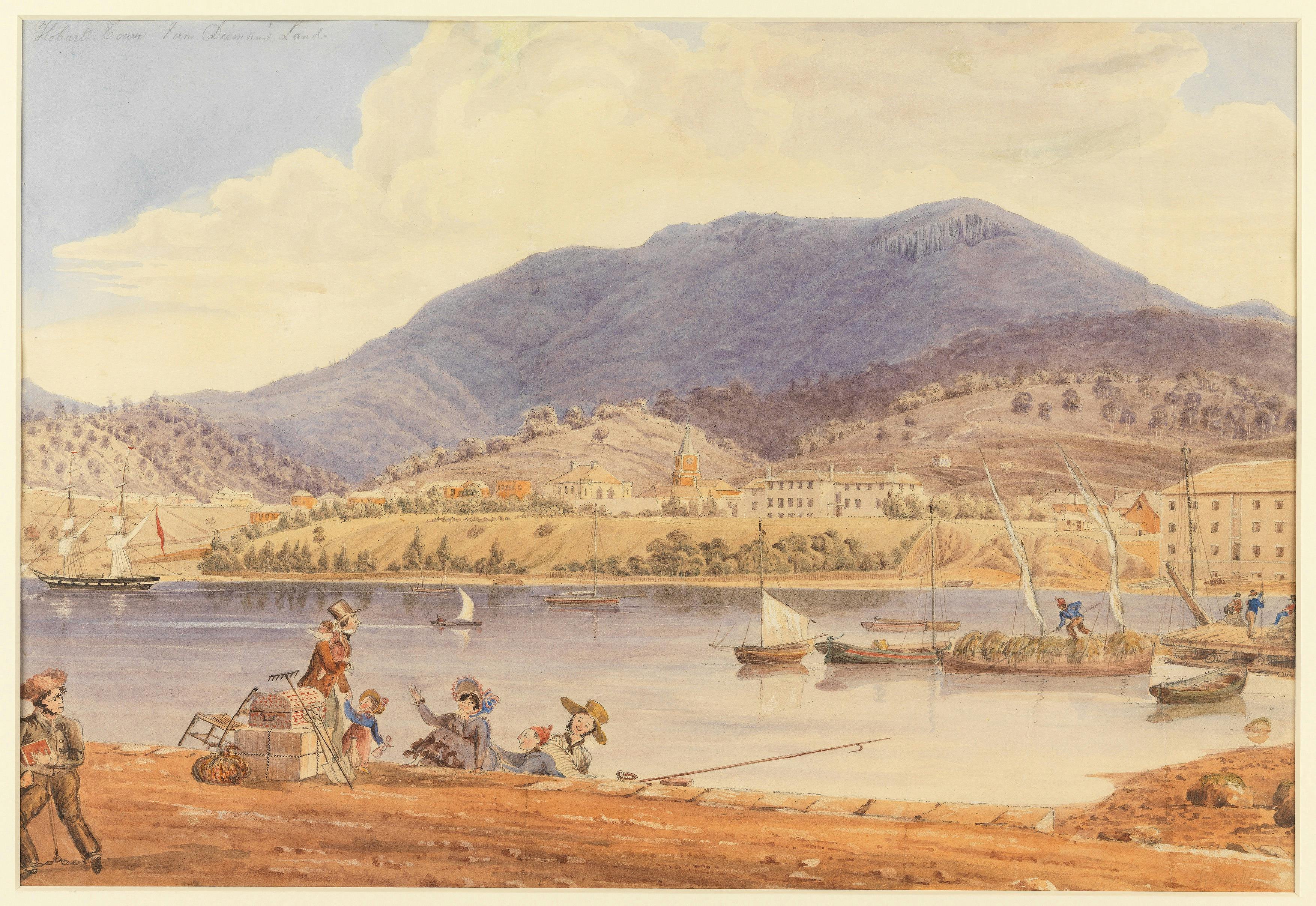 Hobart Town Van Dieman's Land 1827
