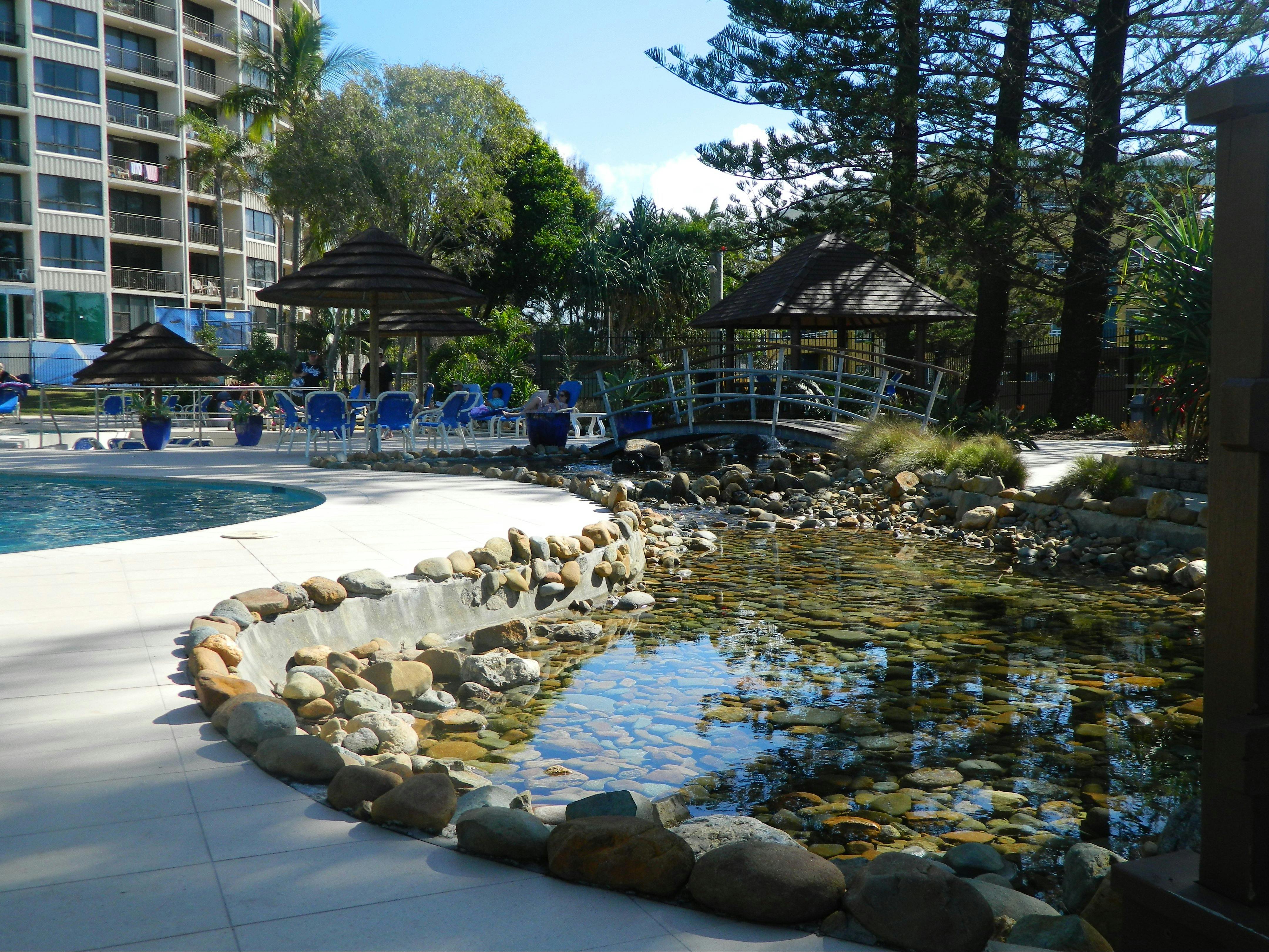 Swimming Pool and Barbecue Area