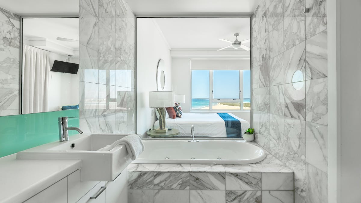 Spa Bath Apartment with Water Views