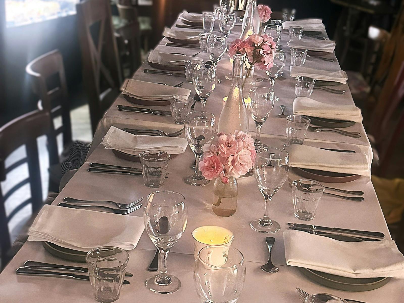 Choice of indoor and outdoor spaces to suit your event.