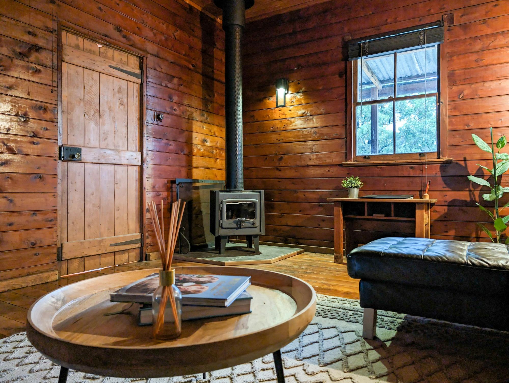 Wood burning fire place