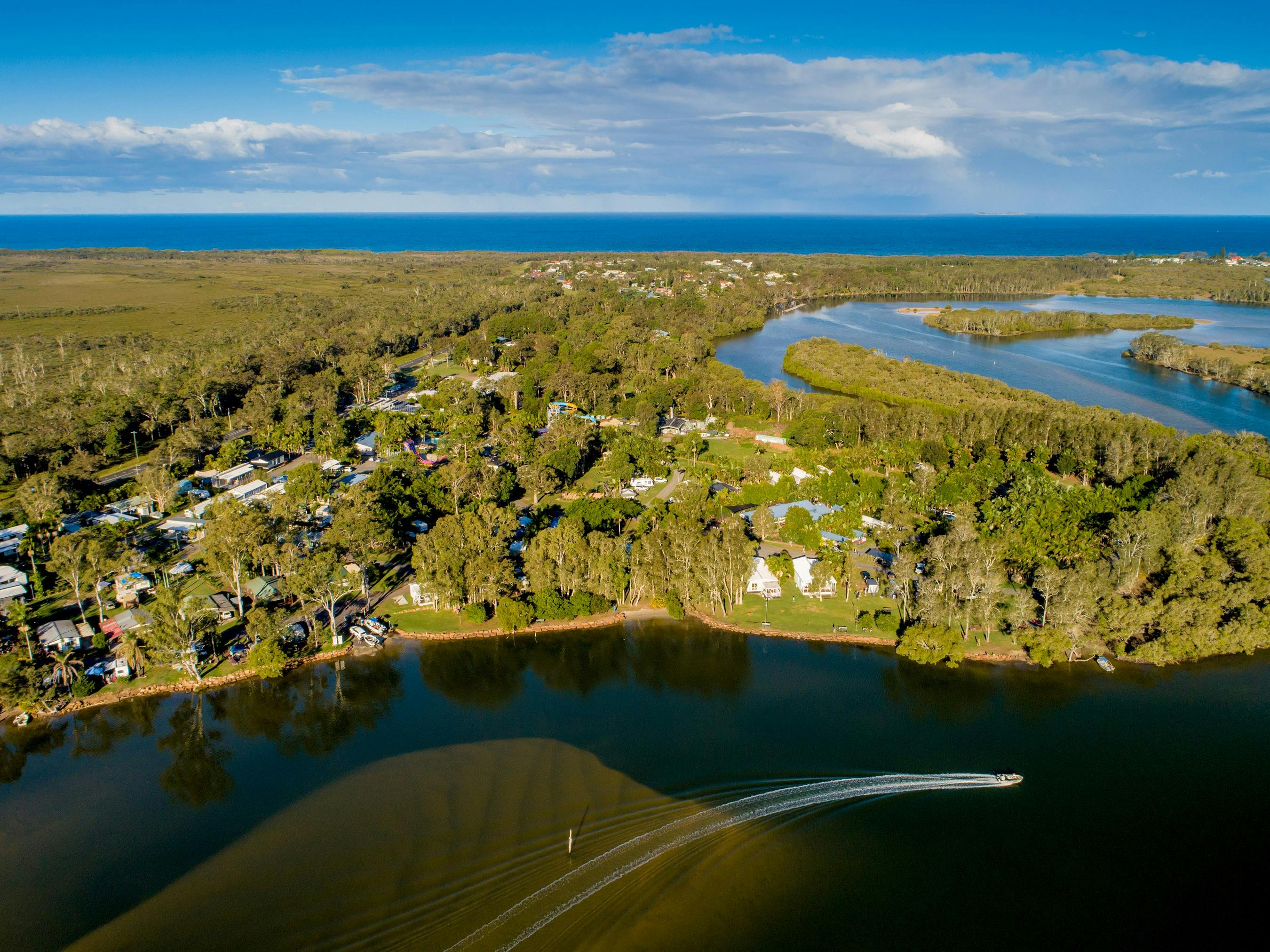 Arial of park