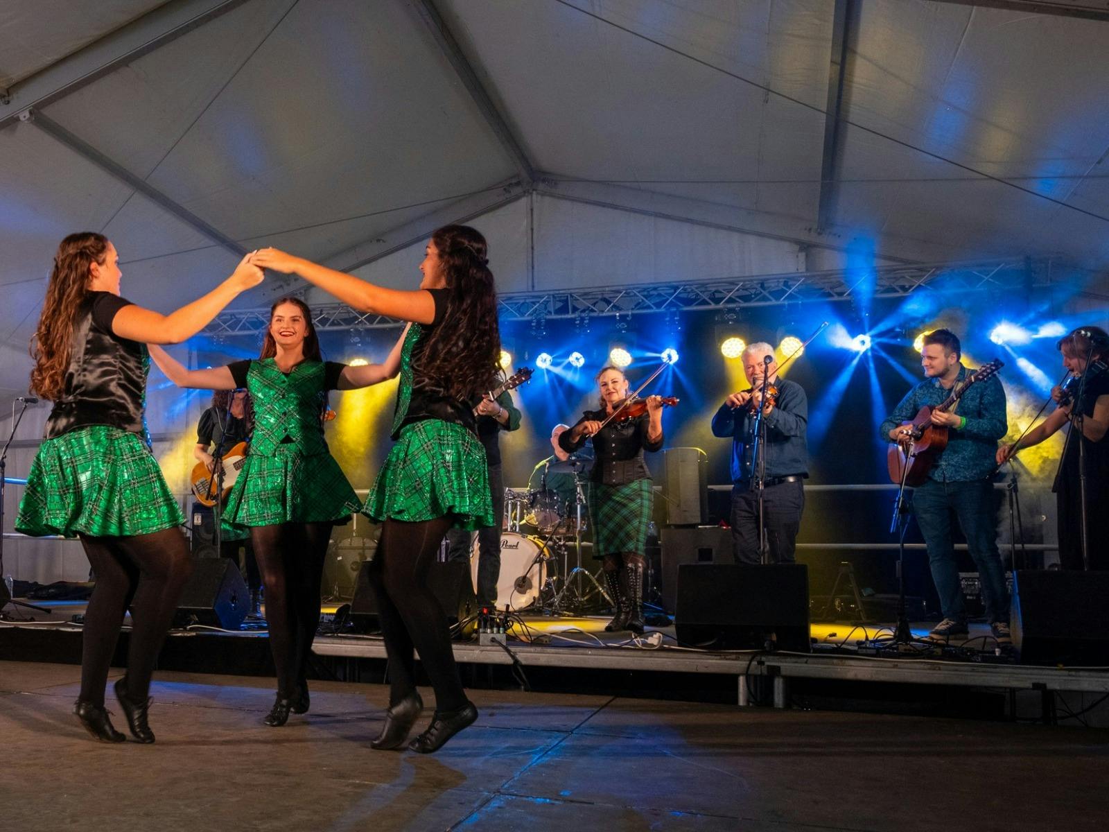 Dane and music at the festival