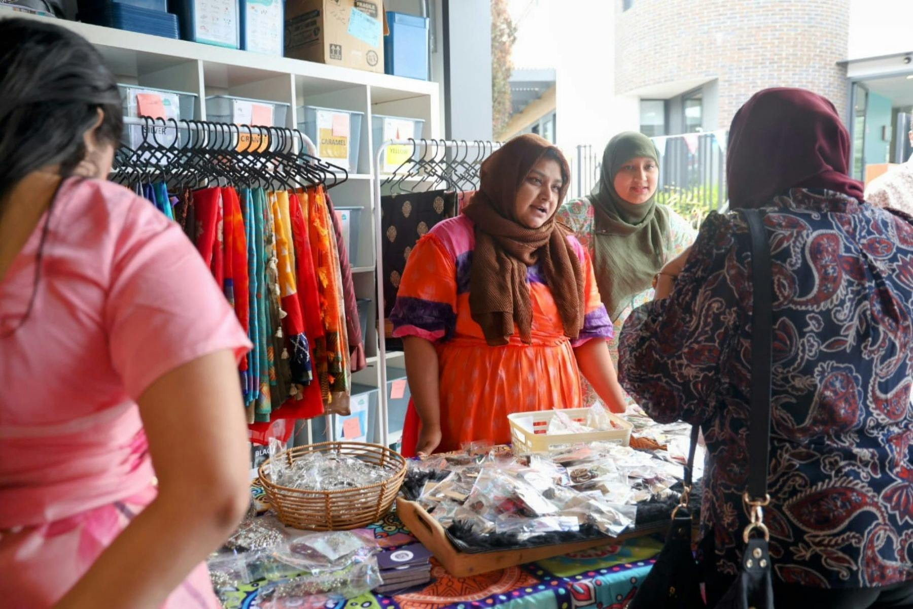 A woman-led crafting business stallholder