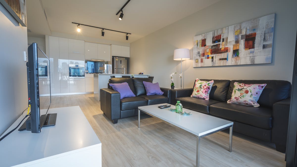 1 Bedroom Deluxe City View Apartment - Living Area