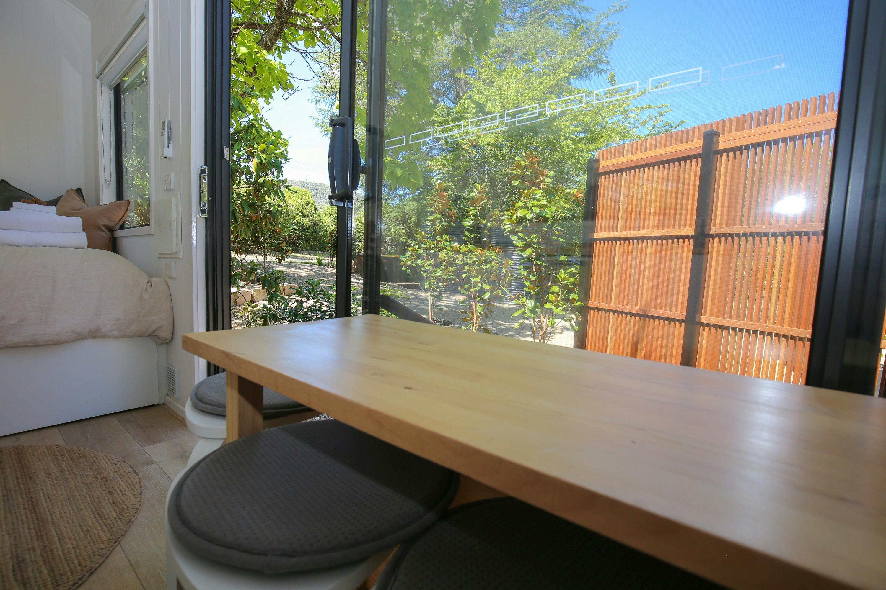 Dining area at Maple Tiny Home