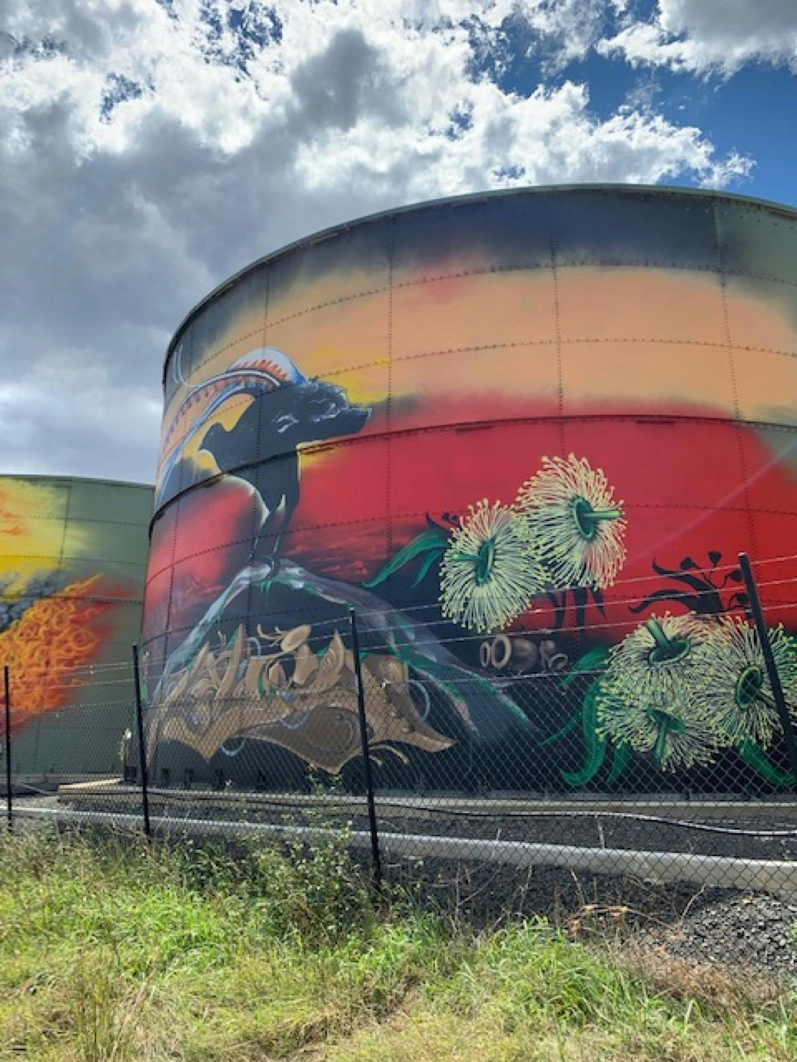 Hume Highway Tank Mural