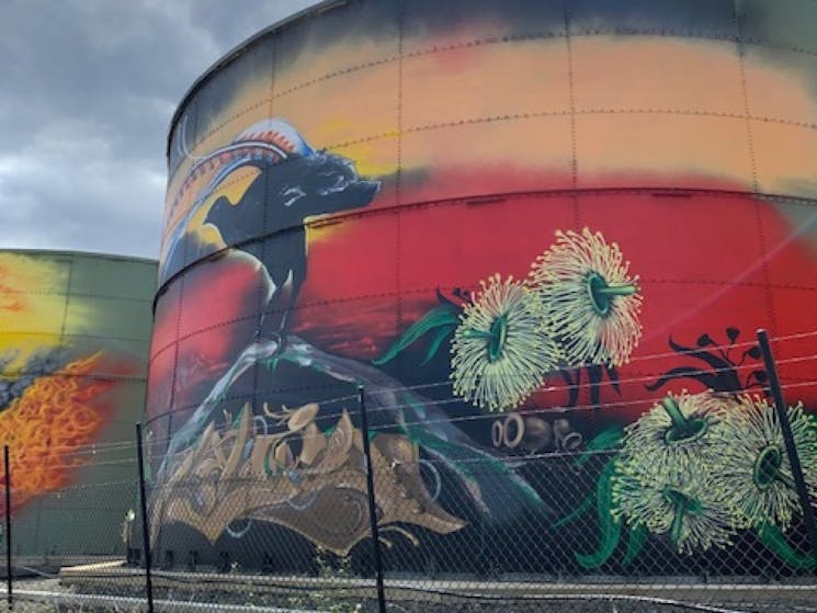 Hume Highway Tank Mural