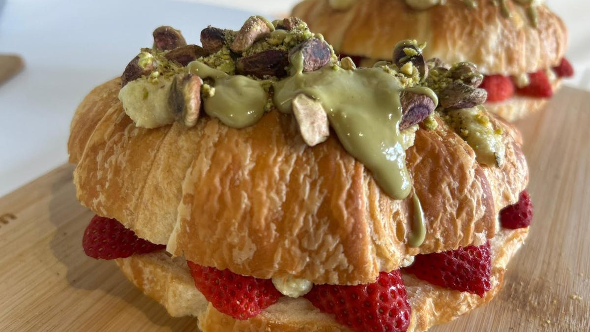 Fresh Strawberry Croiisant