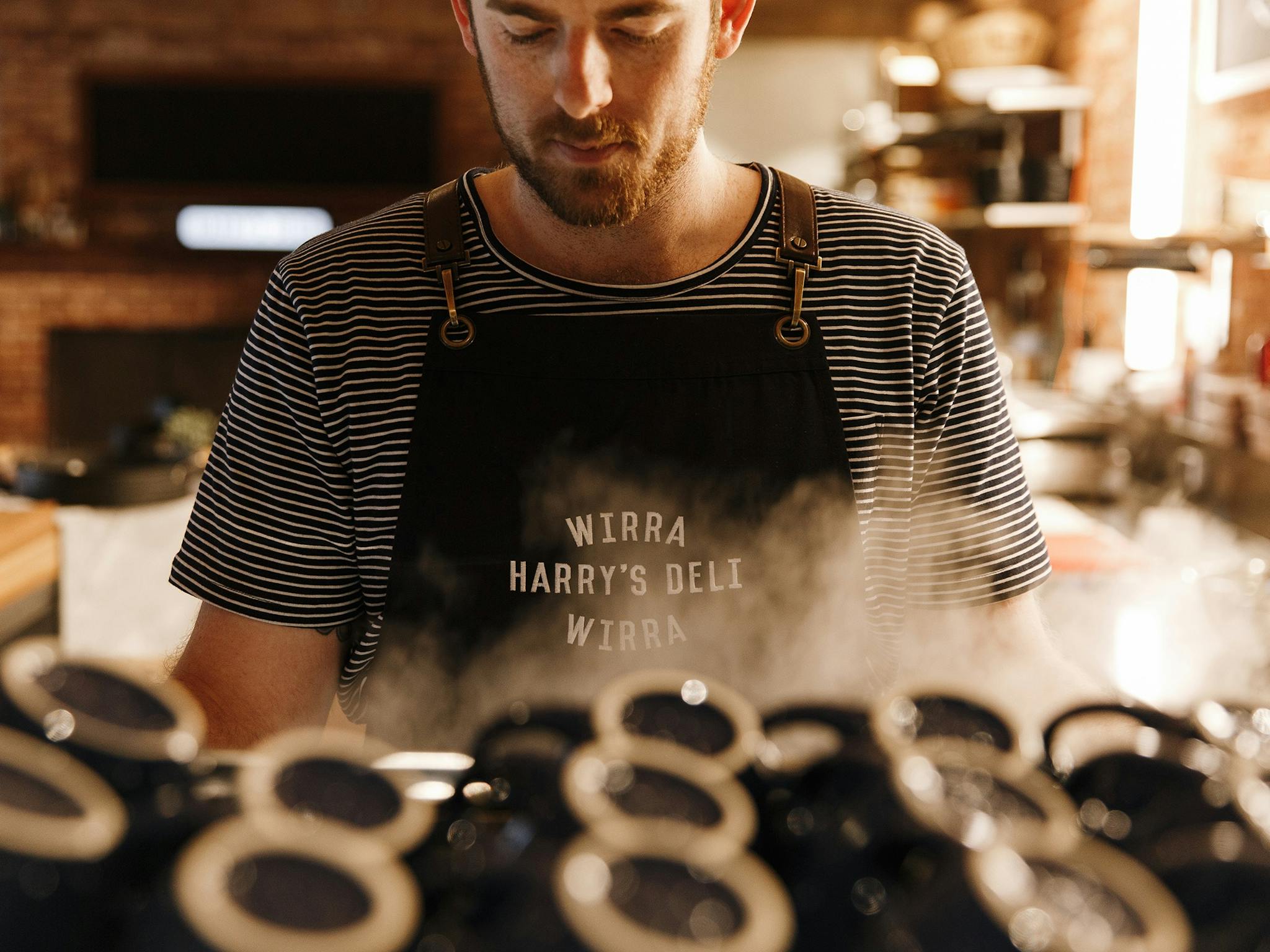 “Original Blend” coffee created exclusively for Harry’s Deli by Dawn Patrol of Kangarilla