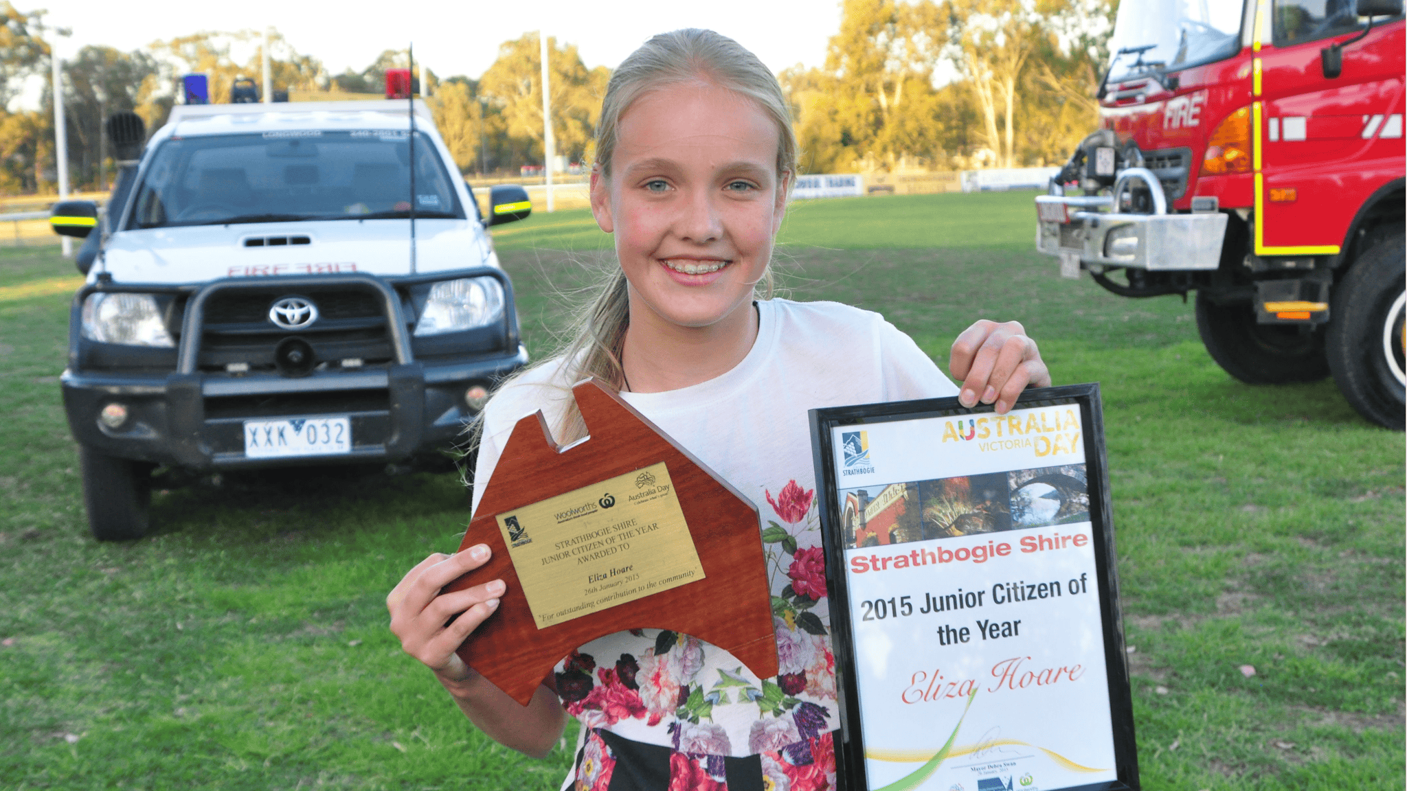 Strathbogie Shire 2015 Junior Citizen