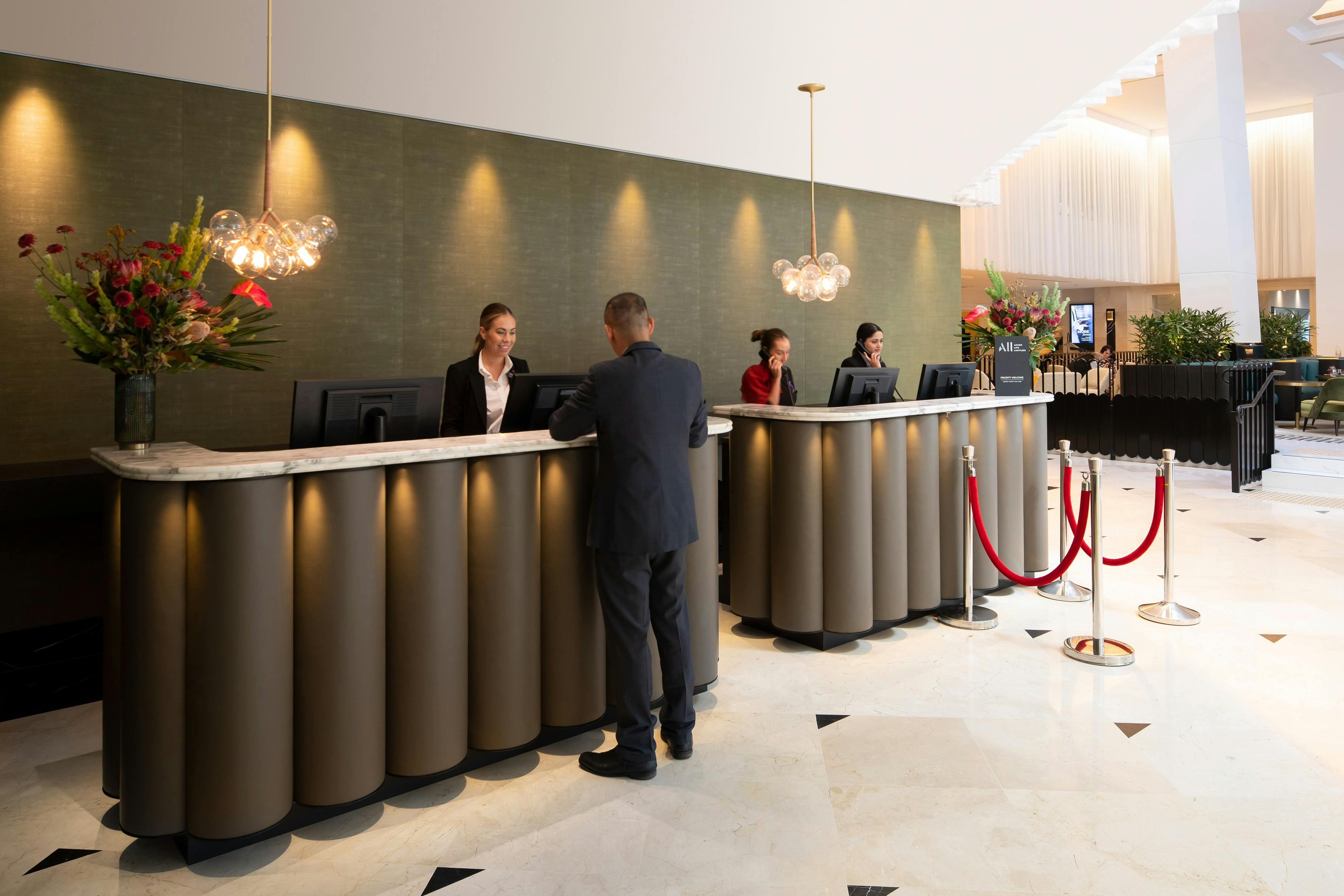 スイスホテル シドニー レセプション