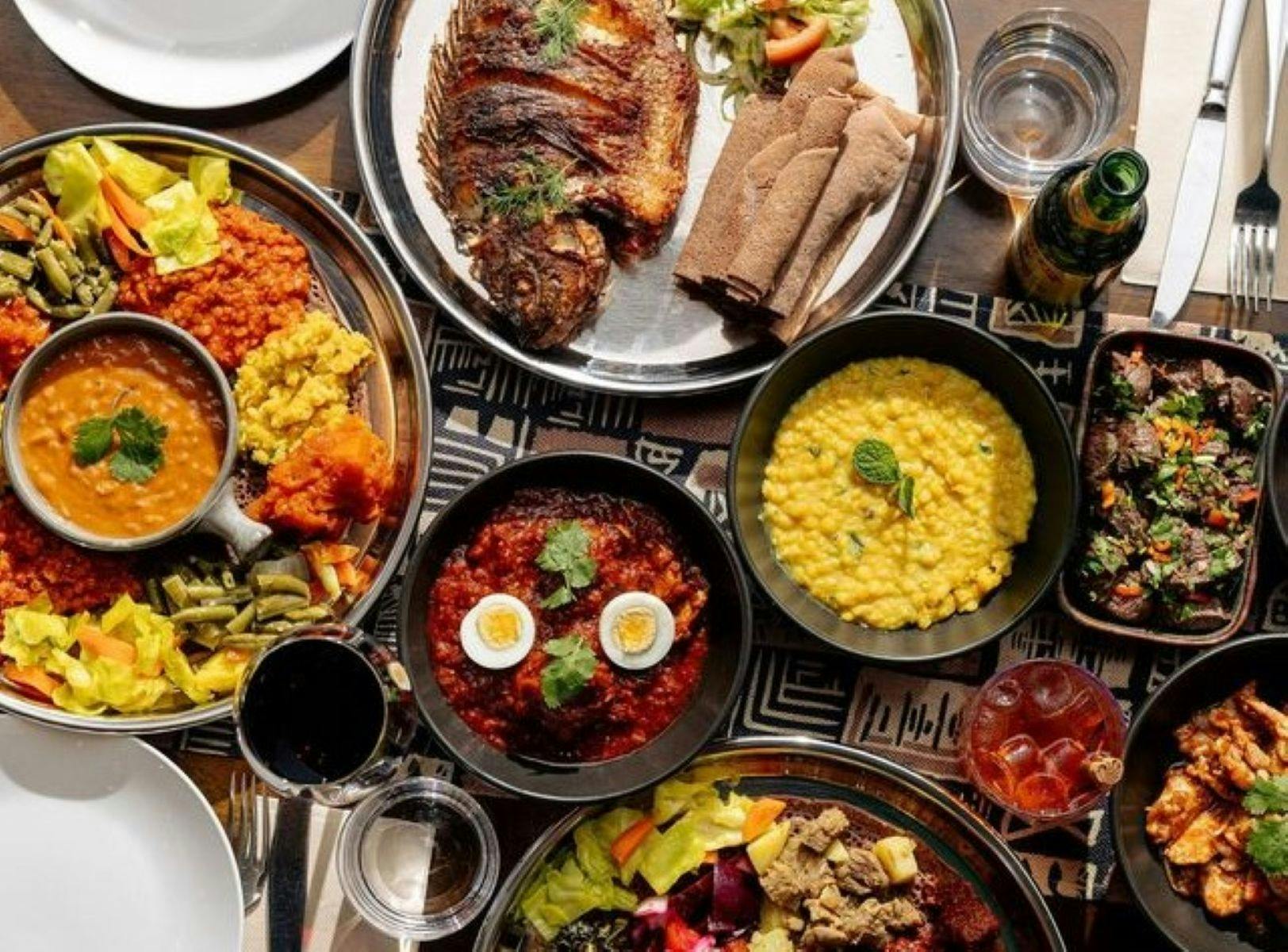 food at Ethiopian On Northbourne