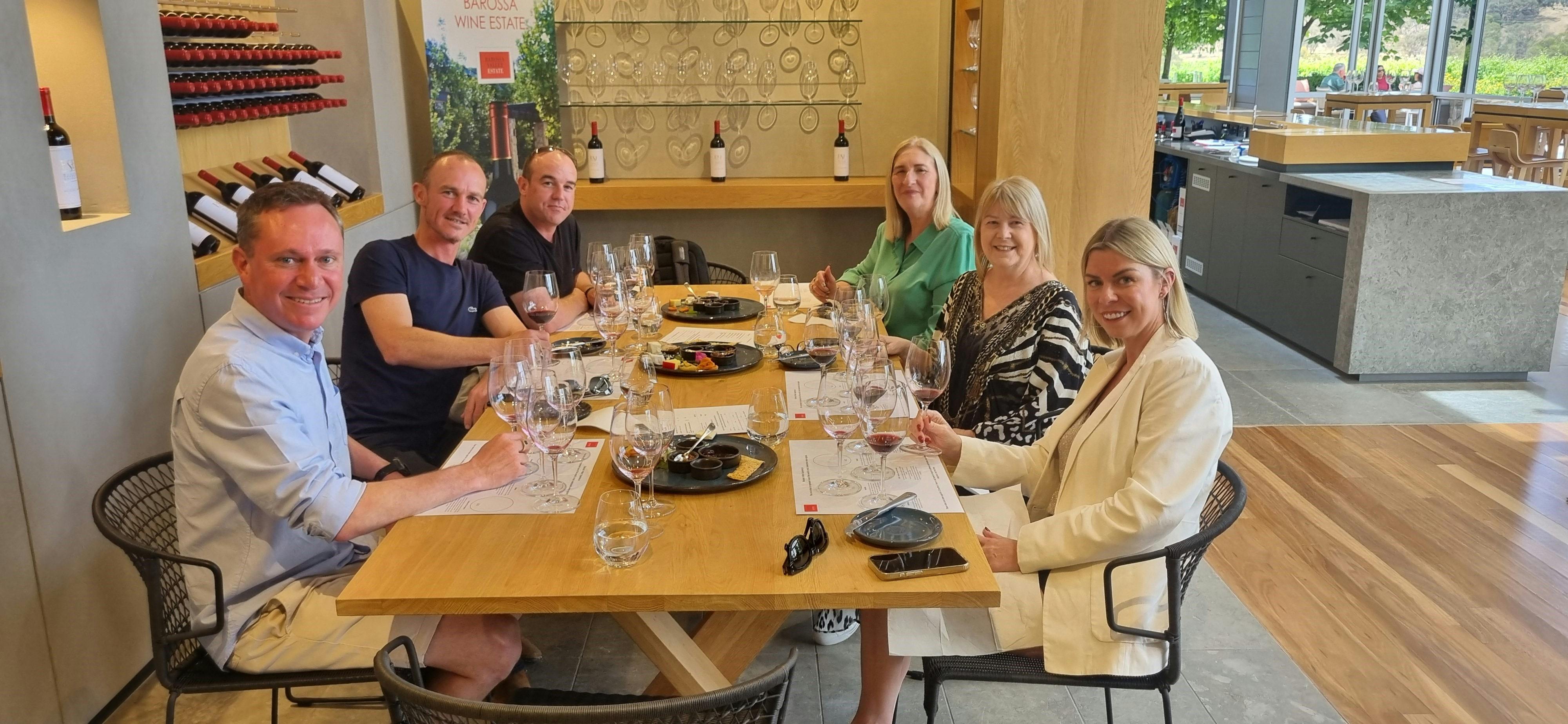 clients lunching