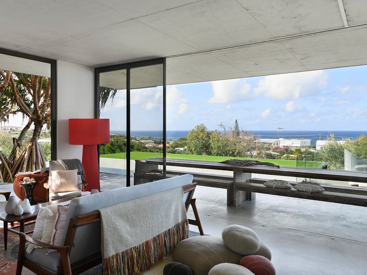 Experience sweeping Ocean Views from this designer beach-house