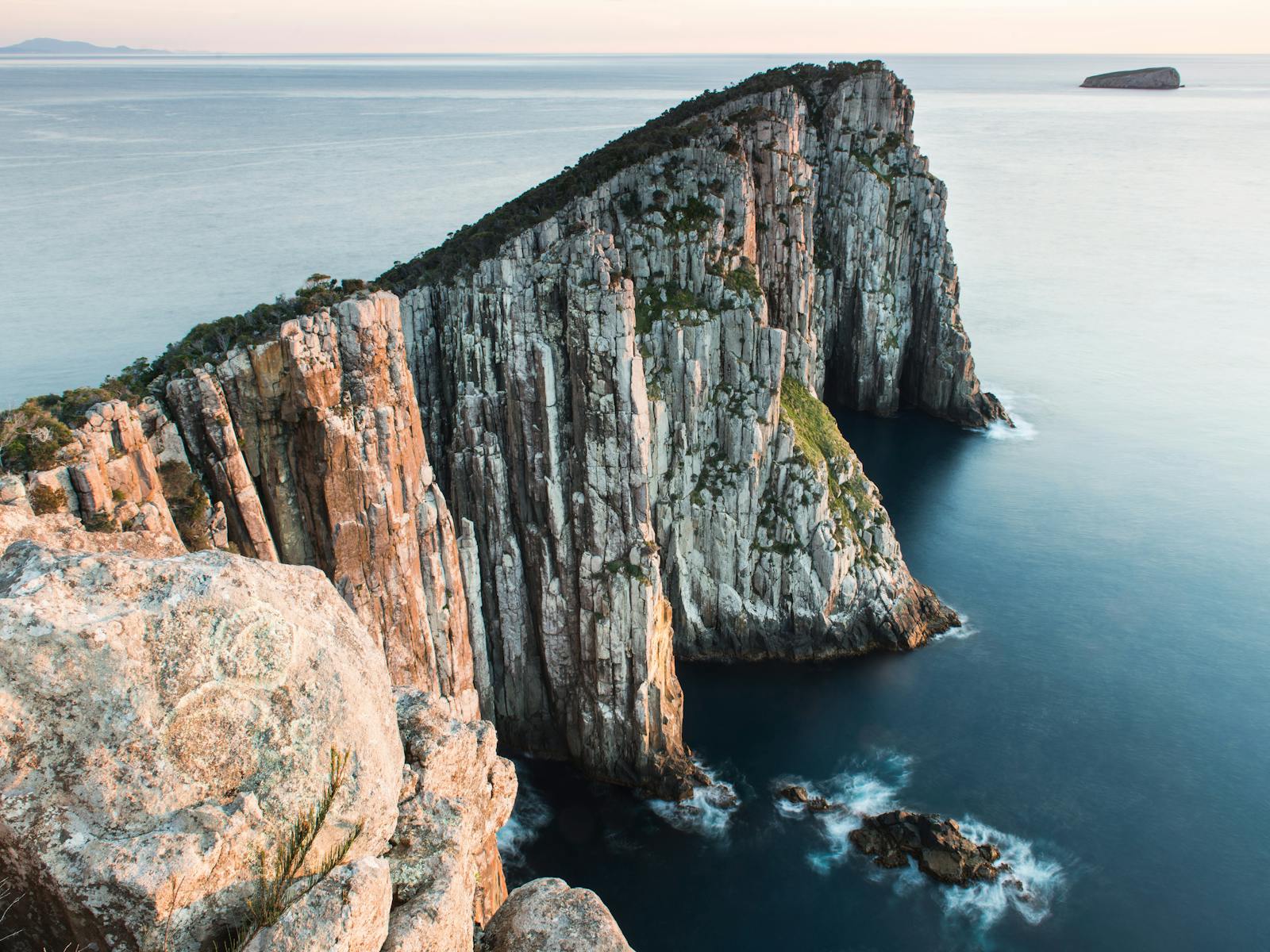 The spectacular dolerite cliffs of Cape Hauy