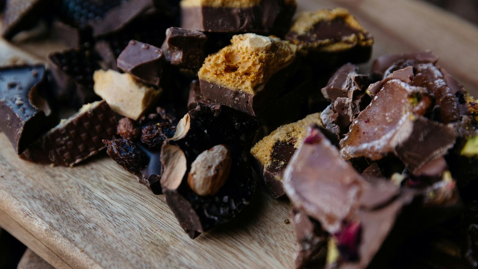 A chocolate platter from Four Winds Chocolate in Willunga
