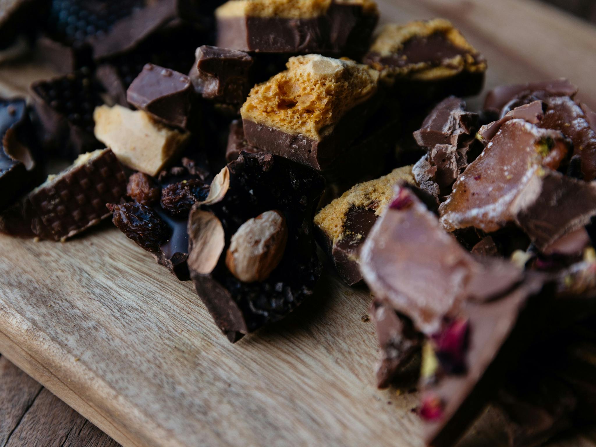 A chocolate platter from Four Winds Chocolate in Willunga