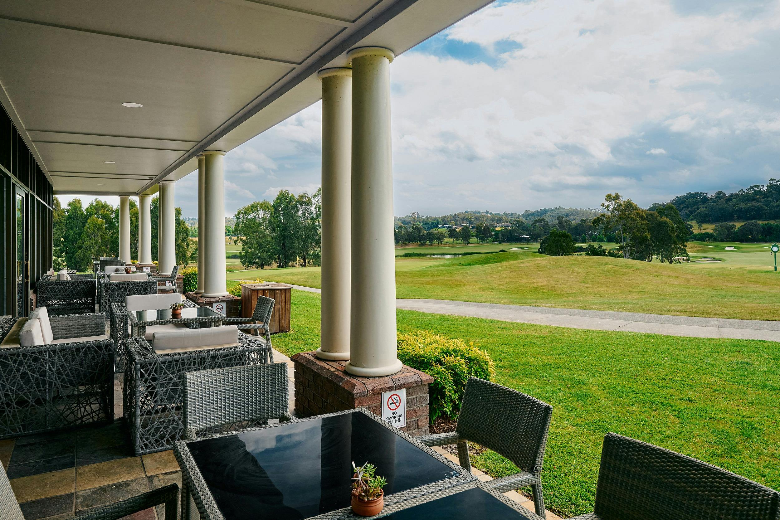 Beautiful Outlook from Yarra Valley restaurant