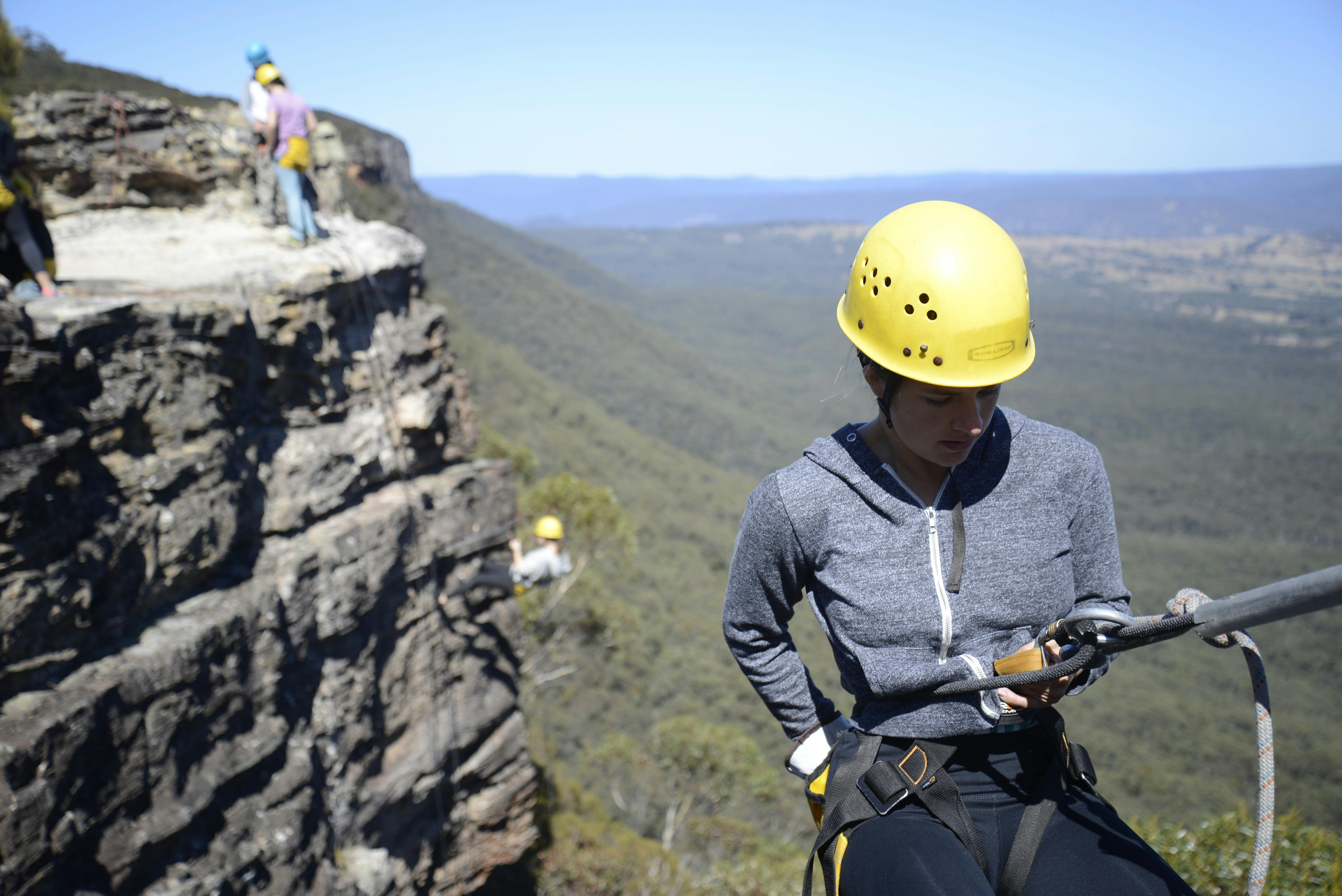 Abseiling near Sydney