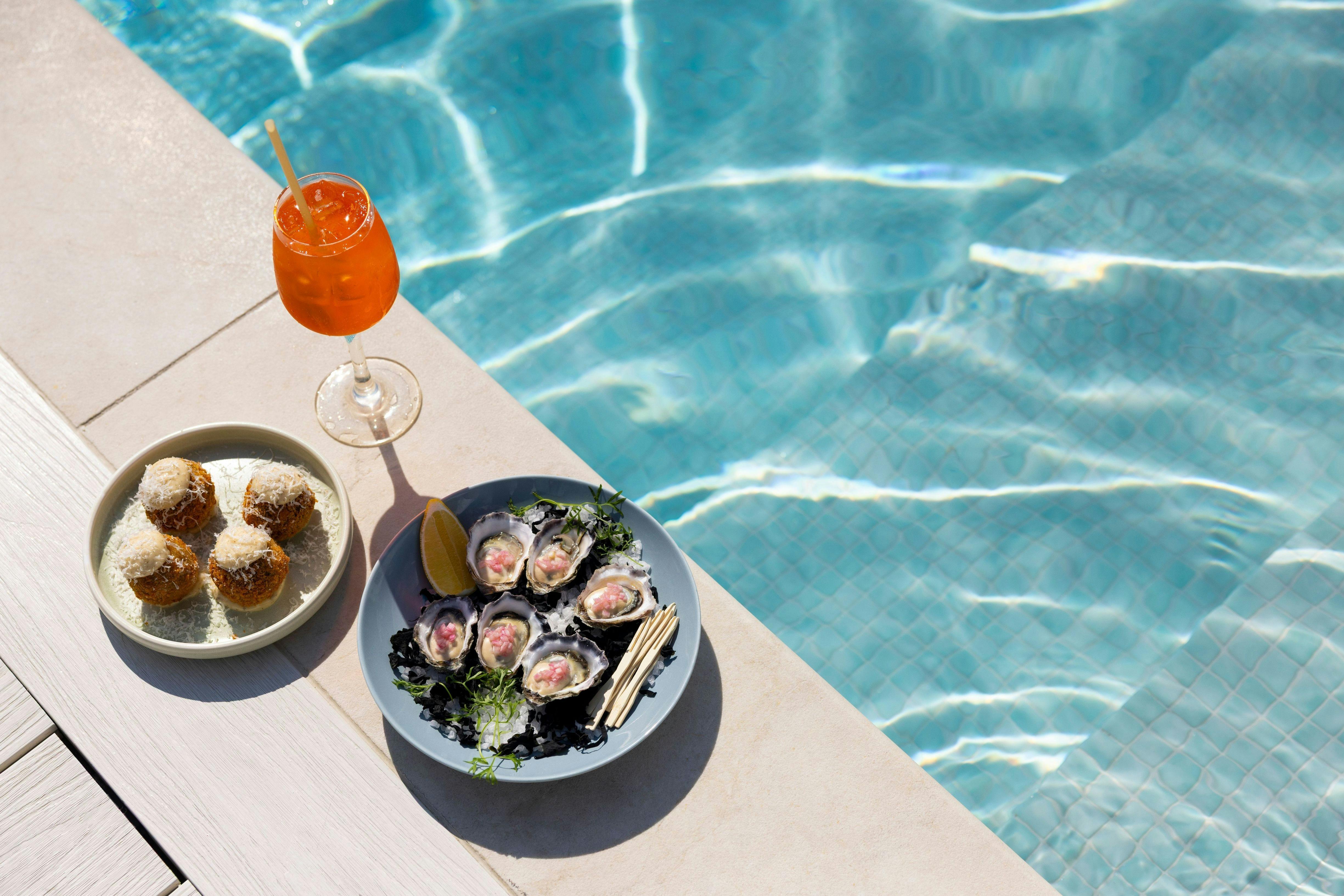 Delicious cocktails and snacks at Theo’s Rooftop Bar, Penrith