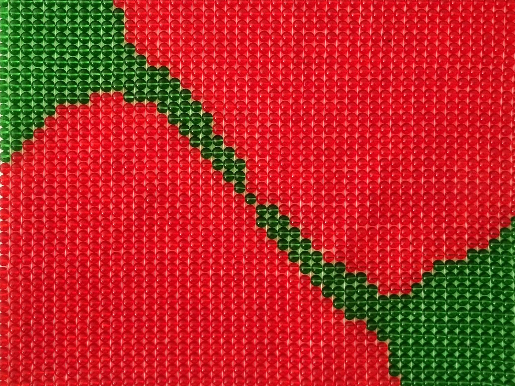 Elizabeth Blakeman, Life Survived But It Was A Narrow Squeak. Glass beads