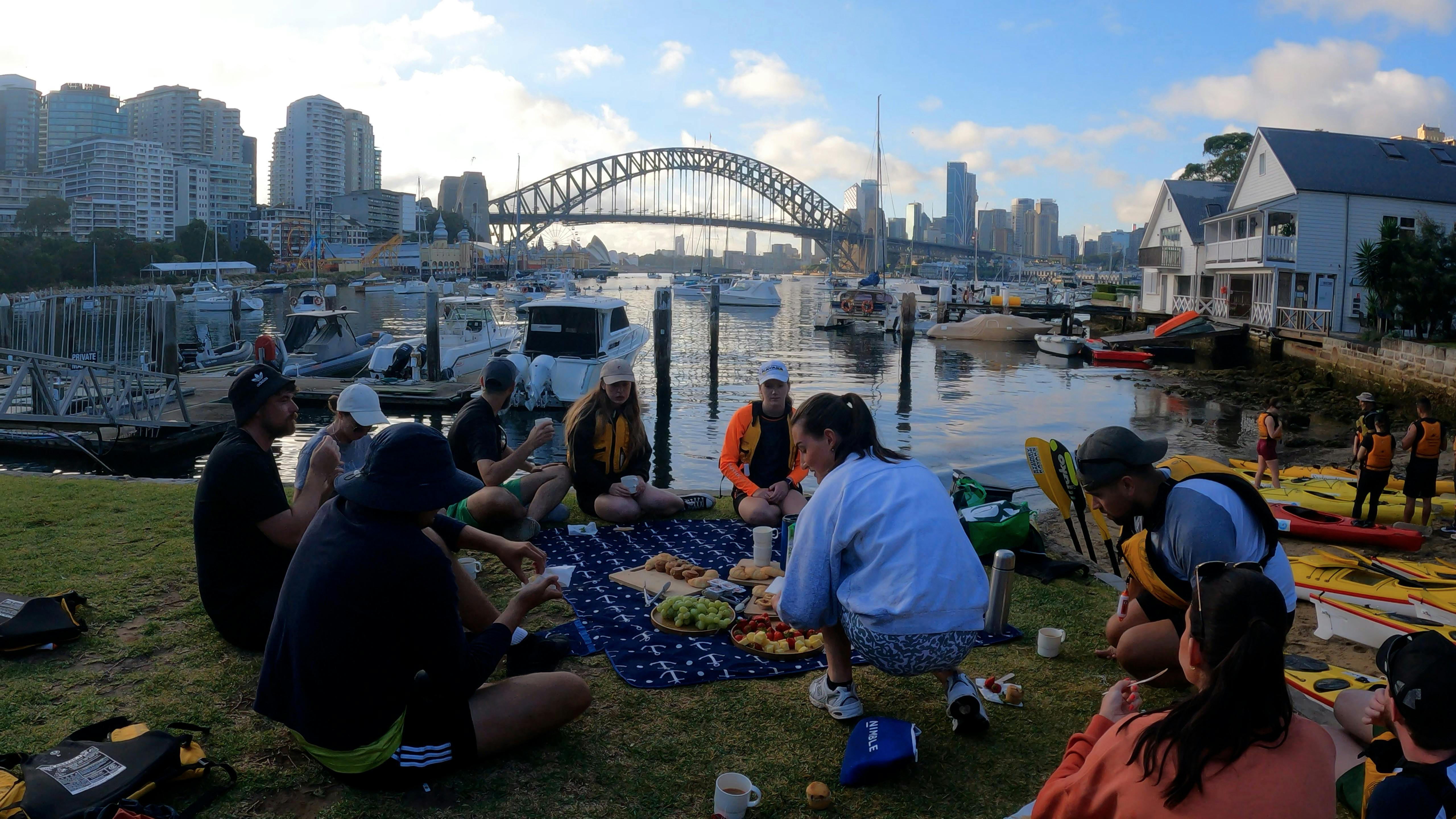 Join us at the Kayak Cafe - Sydney Harbour