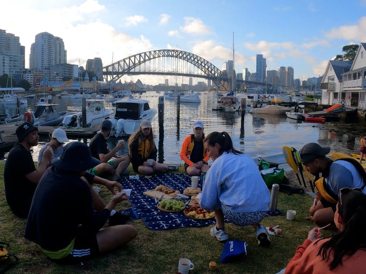 Join us at the Kayak Cafe - Sydney Harbour