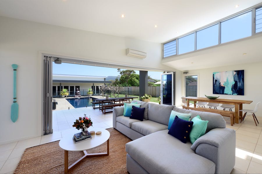 Bright lounge room
