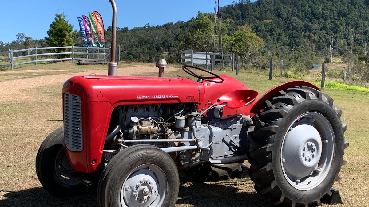 Toby the tractor.