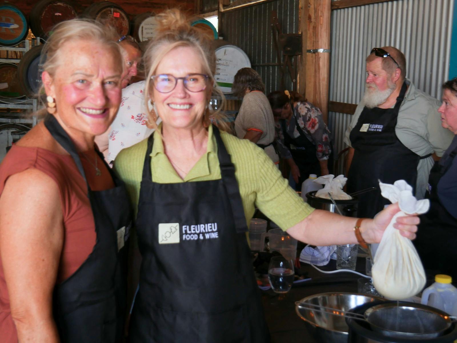 Making Cheese at Cut Hill Distrillery