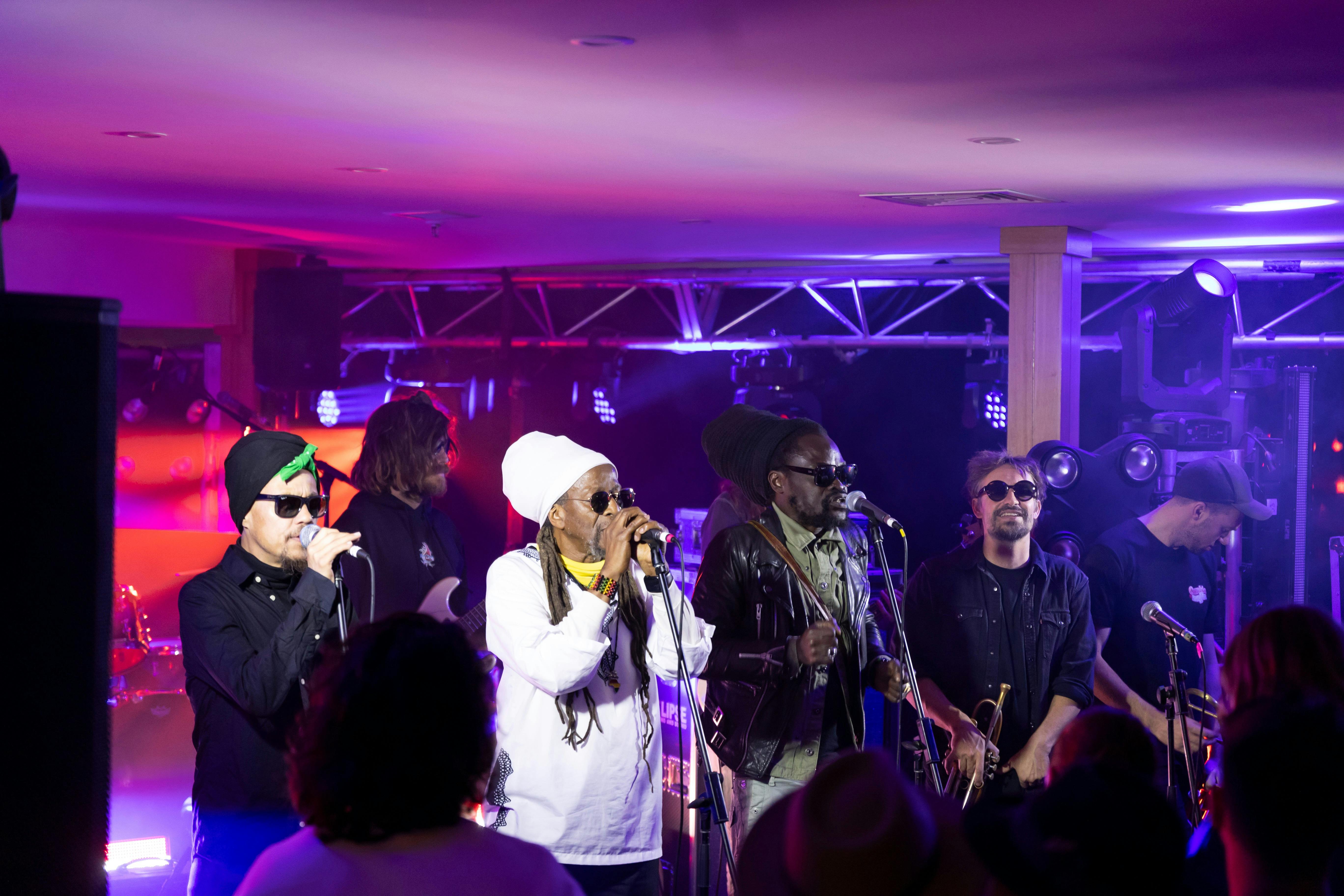 Band performing at Peak Festival in Perisher Valley
