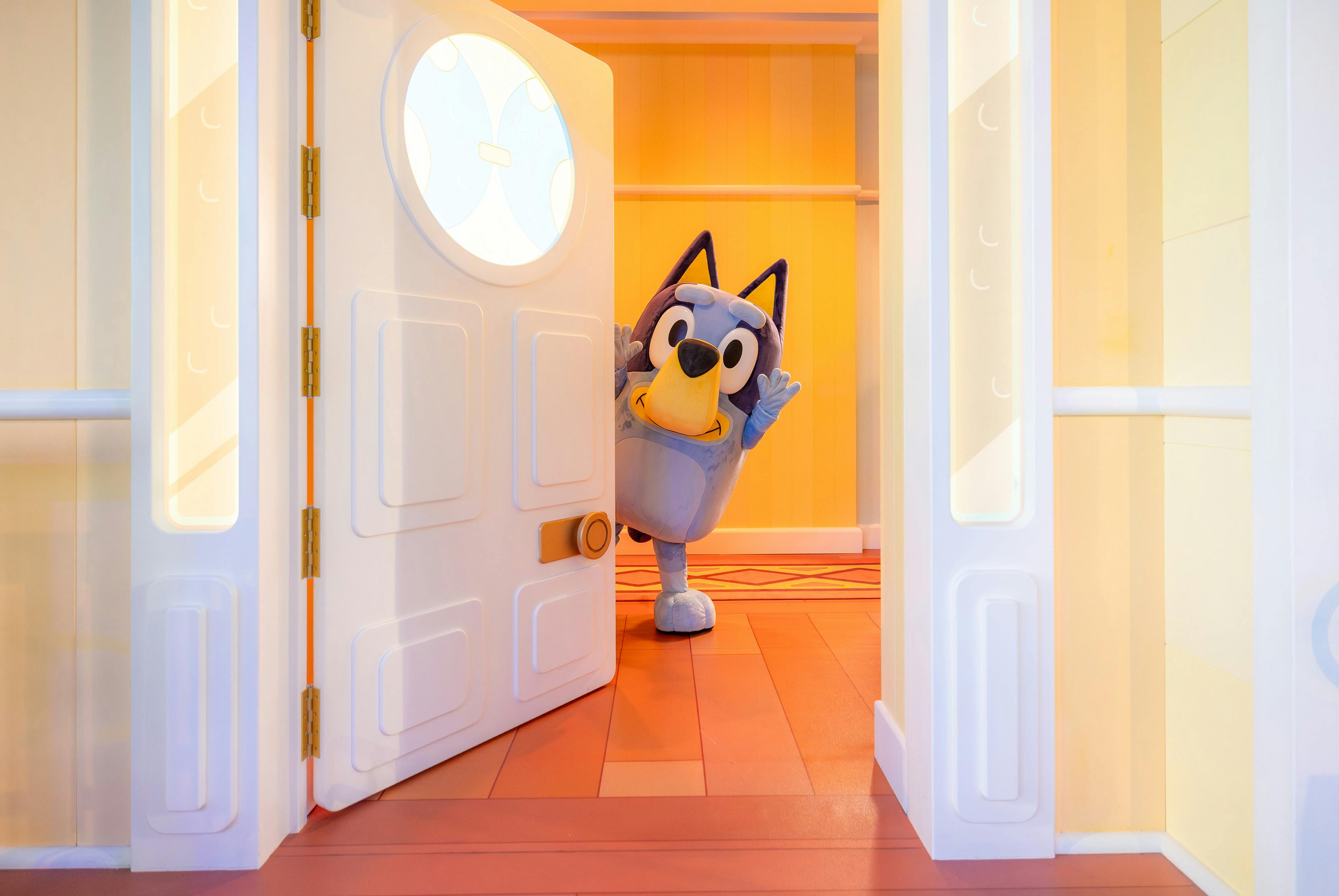 Bluey welcomes you to Bluey's World