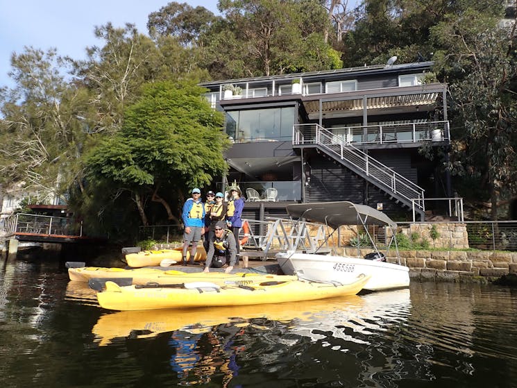 Southern Cross Kayaking Hawkesbury River Tour Calabash Bay