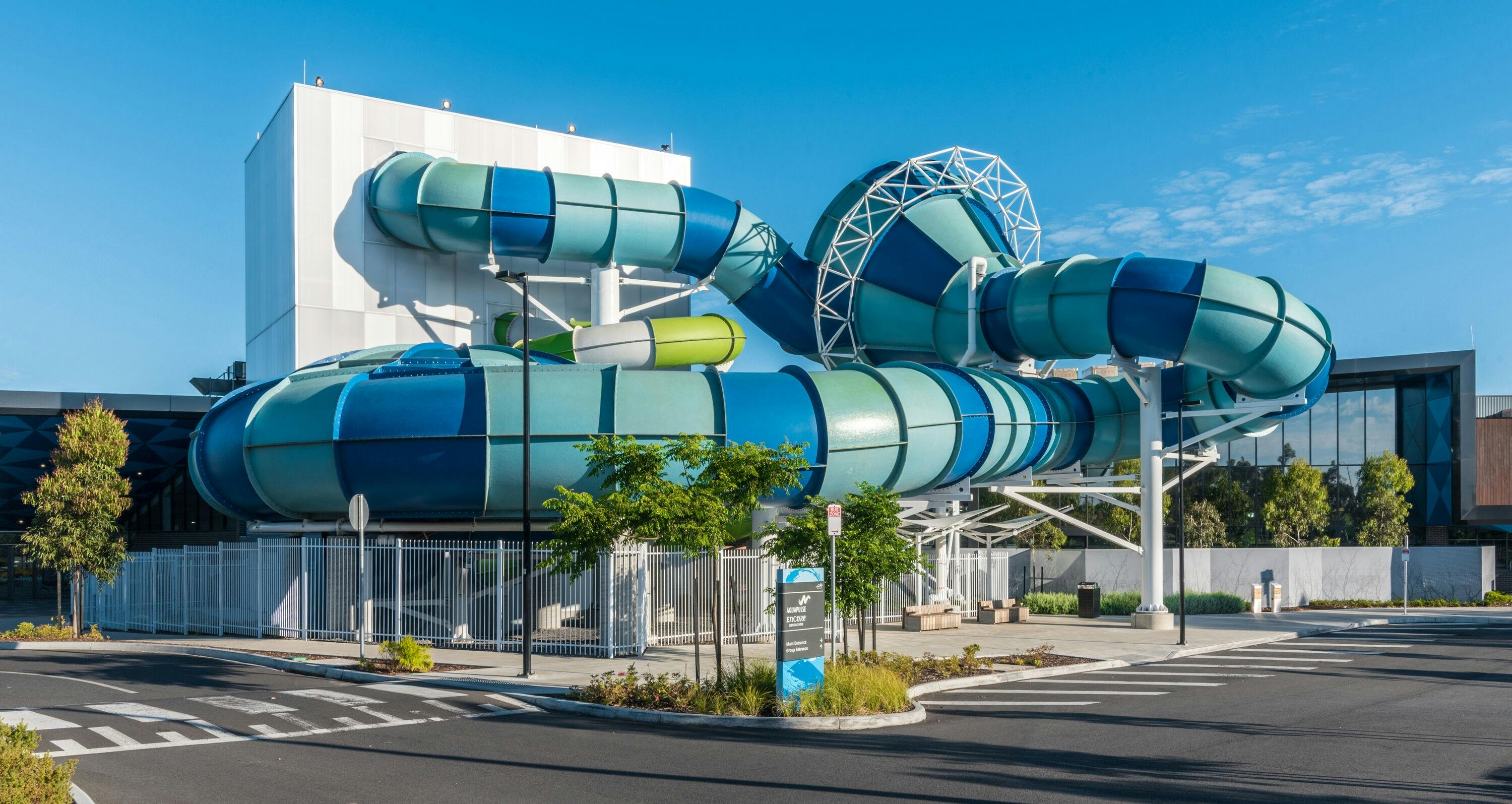 Waterslide at AquaPulse