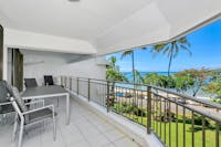 Beachfront apartments with private balcony to enjoy the tropical sea breezes and sea views.