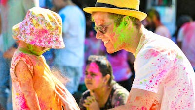 Kids will thoroughly enjoy playing with plant based colours in a safe, family friendly environment