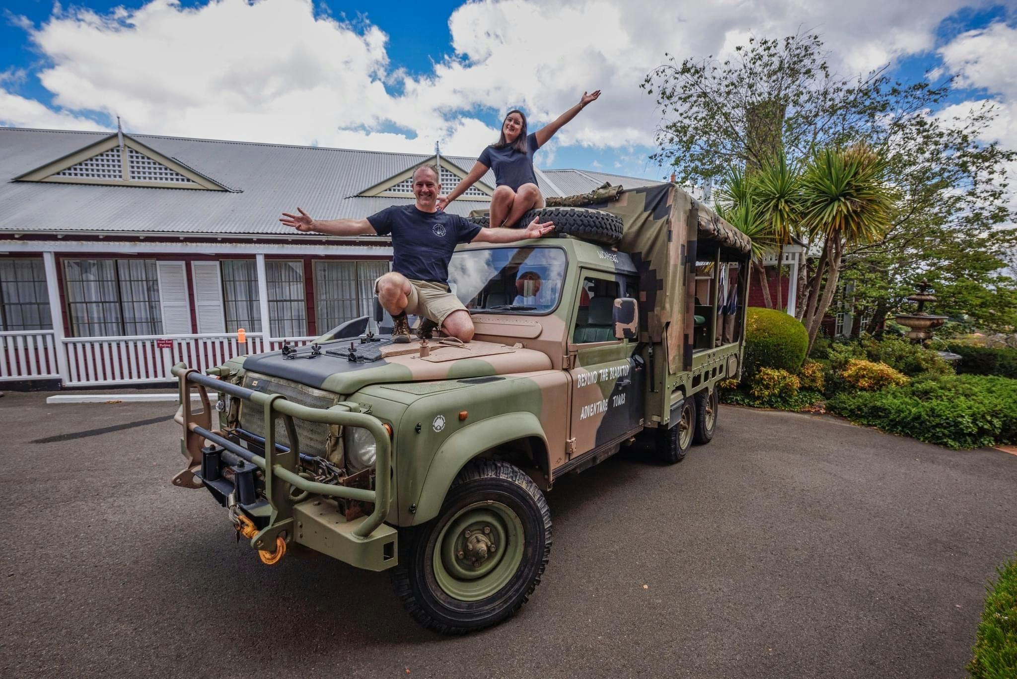 Beyond The Blacktop Adventure Tours on Wombat, 1991 Land Rover Perentie