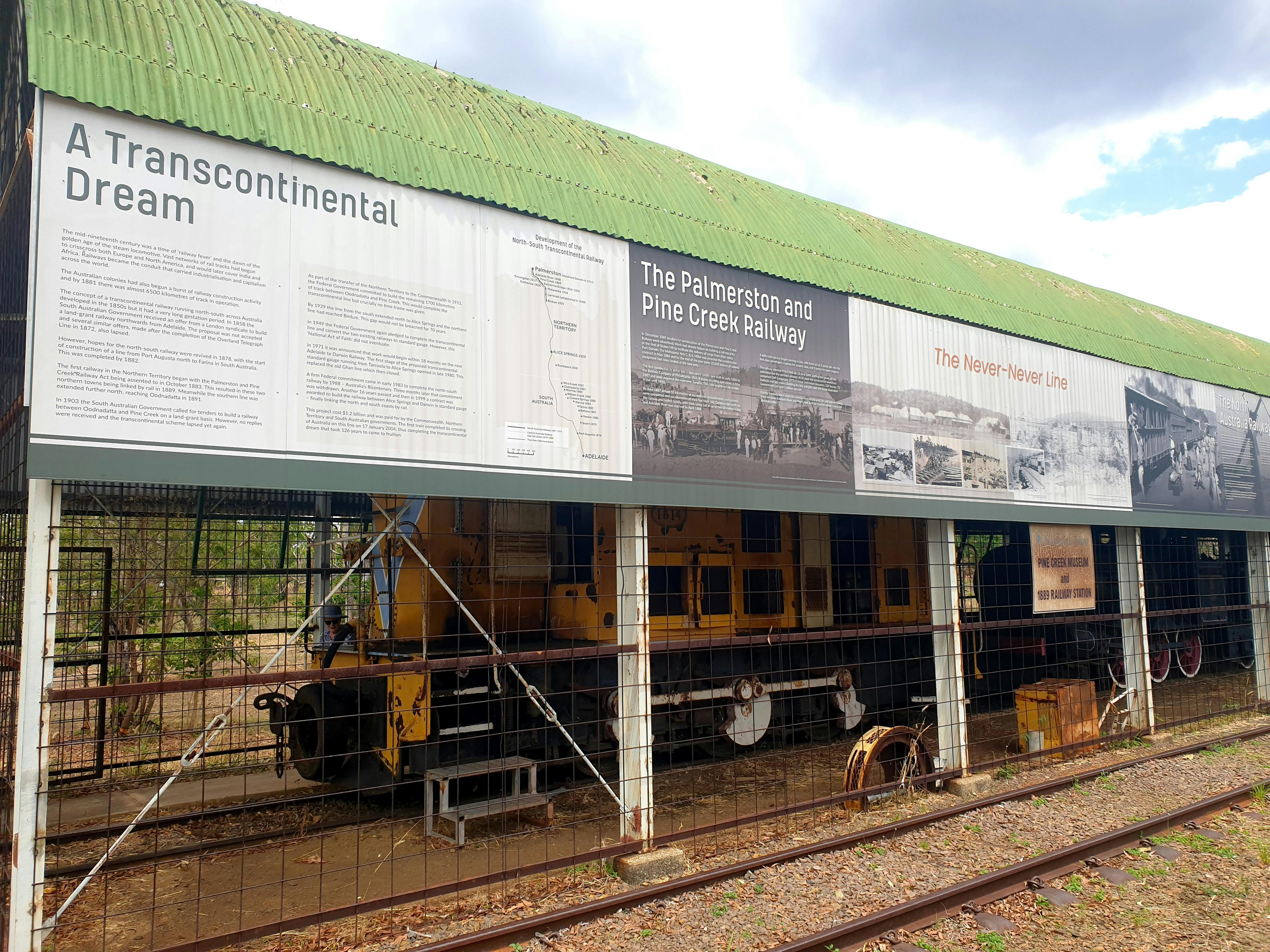 Old rail carriage