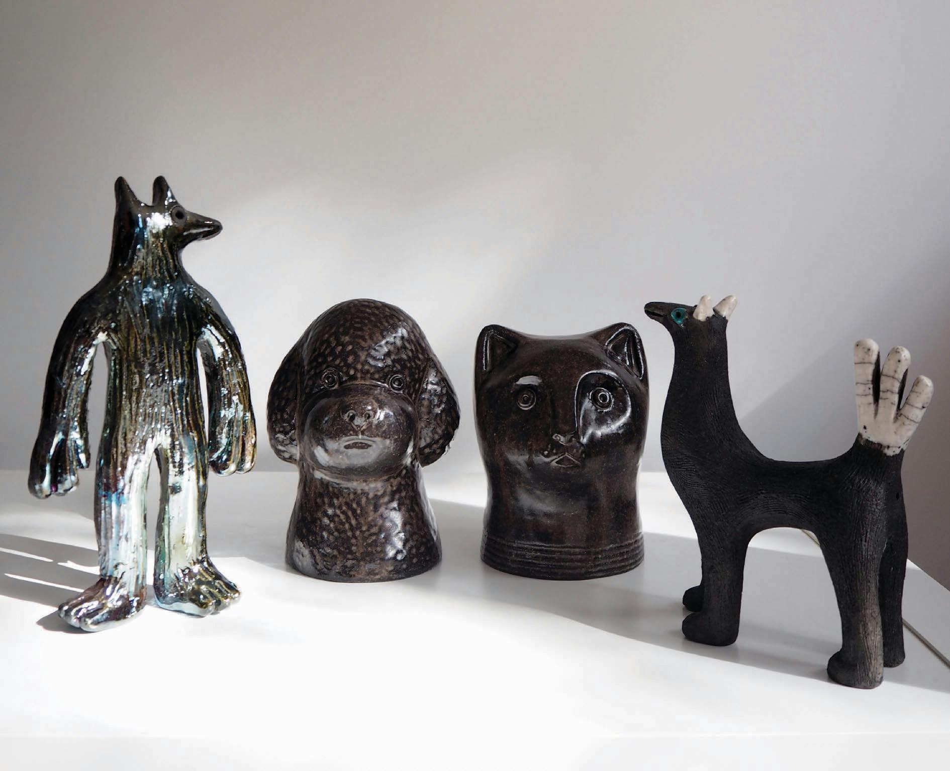 Ceramic sculptures by Ginny Lagos