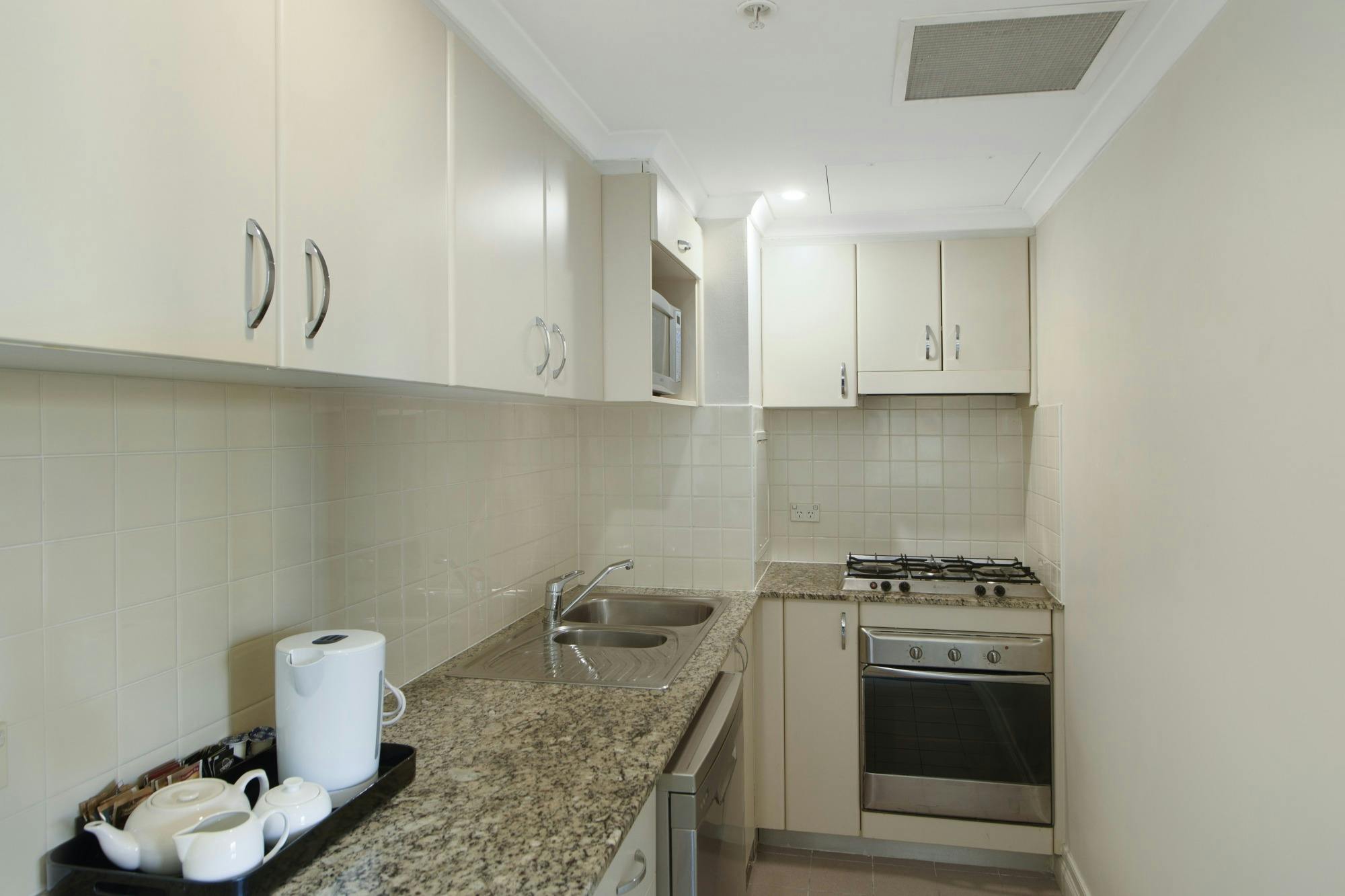 Kitchen area for One-bedroom Superior Suites