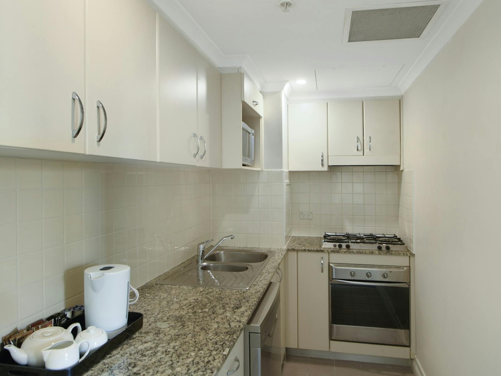 Kitchen area for One-bedroom Superior Suites